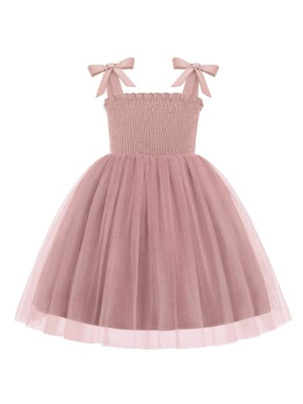 Toddler Tutu Dress Little Girls Summer Smocked Cami Tulle Sundress